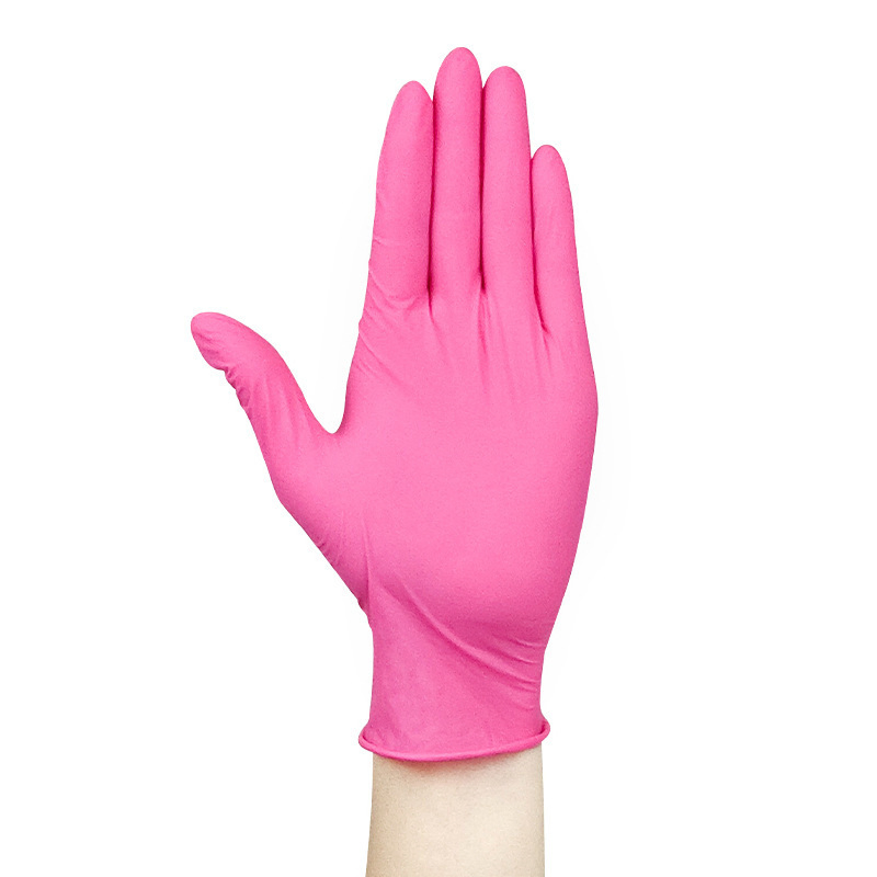 Disposable Nitrile Gloves, Food Grade Nitrile Gloves, Acid &amp; Oil Resistant Gloves, Latex Free, Heavy Duty Gloves for Cleaning, Kitchen, Industrial Use