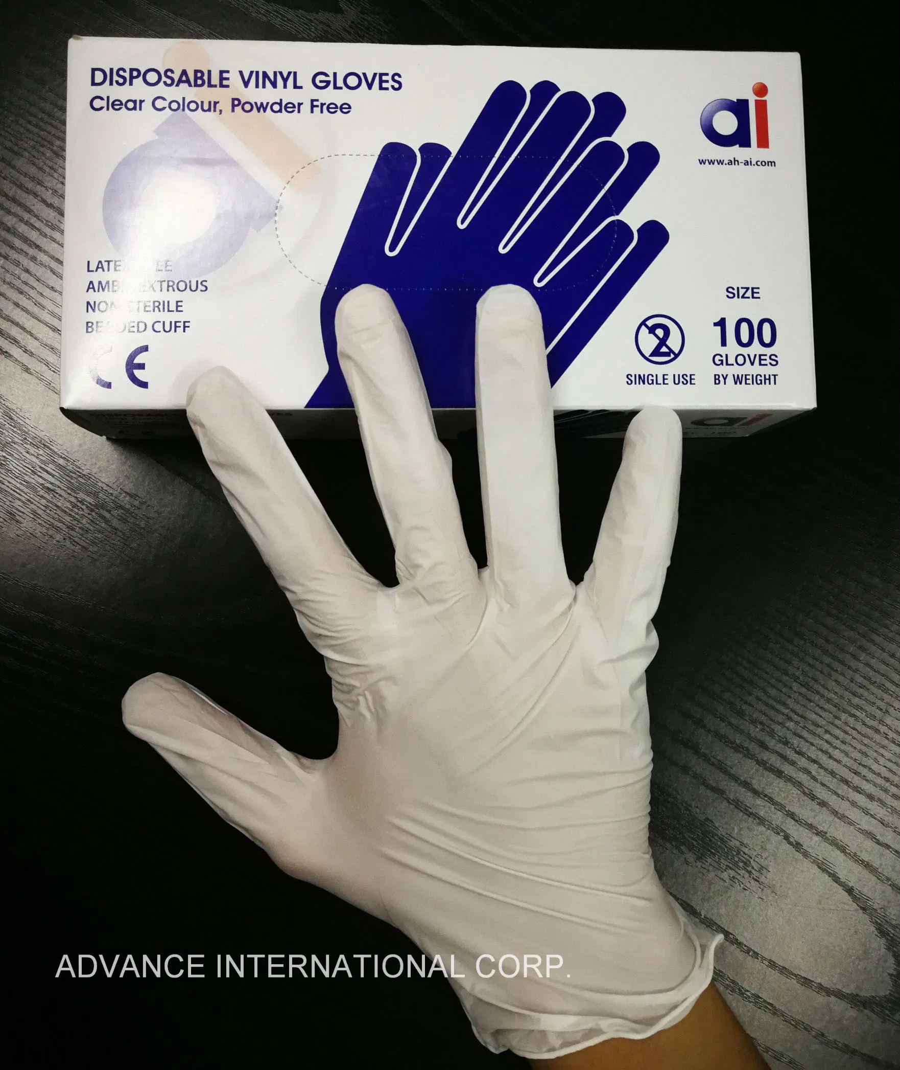 Restaurant Grade Gloves Plastic Handcare Disposable Clear Vinyl Gloves Powderfree in Medical Gloves Food Service Consumables General Purpose