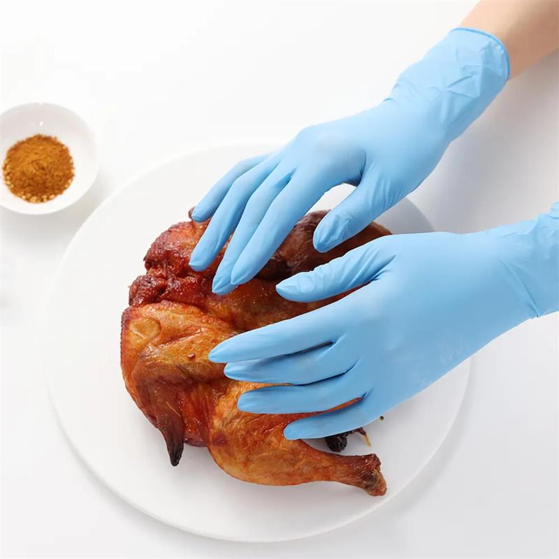 9inch Blue/White/Black Beauty Salon Special /Food/Pharmaceutical Wholesale Disposable Latex Vinyl Safety Examination Protective PVC Rubbe Nitrile Gloves