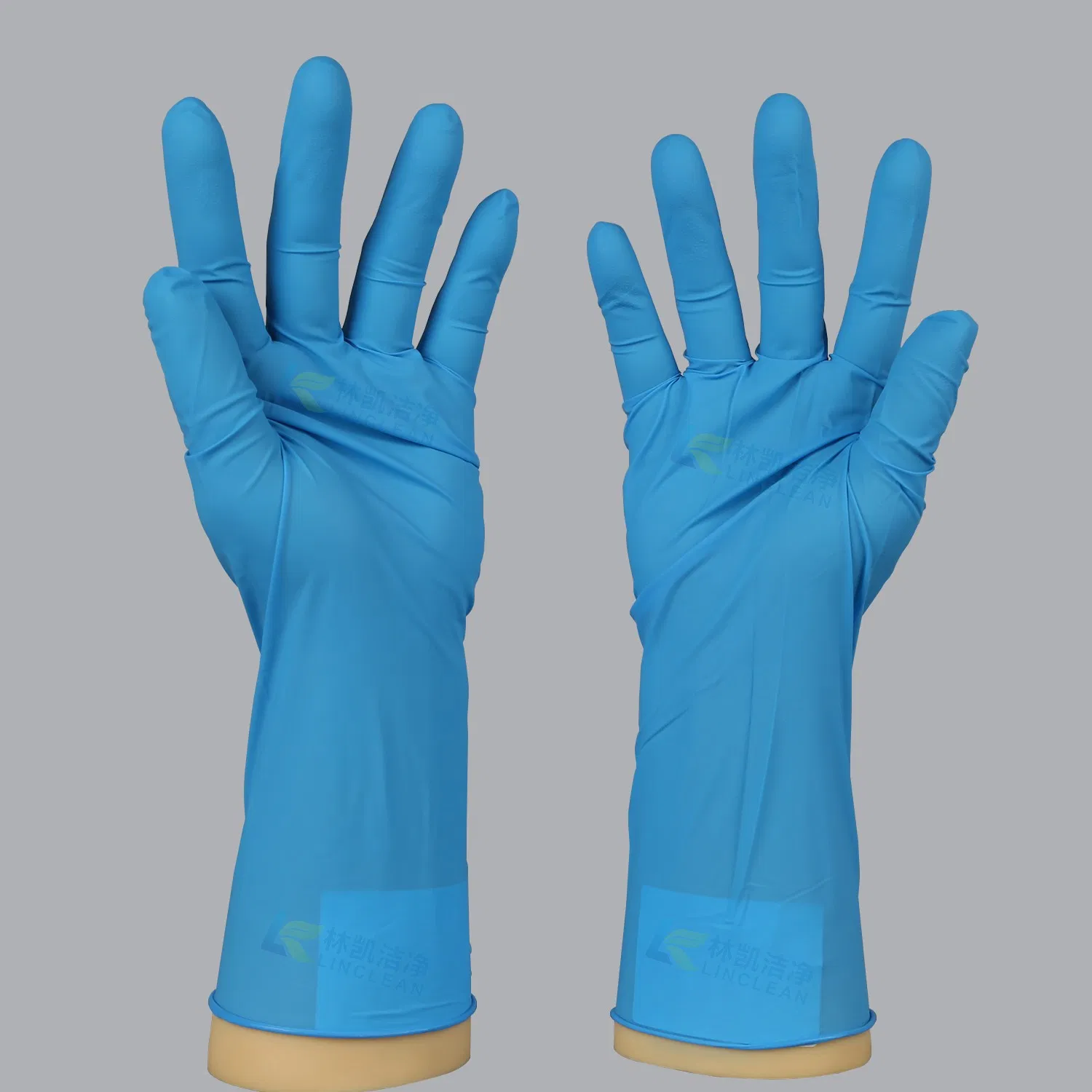 High Performance Cleanroom Chemical Resistant Disposable Nitrile Gloves