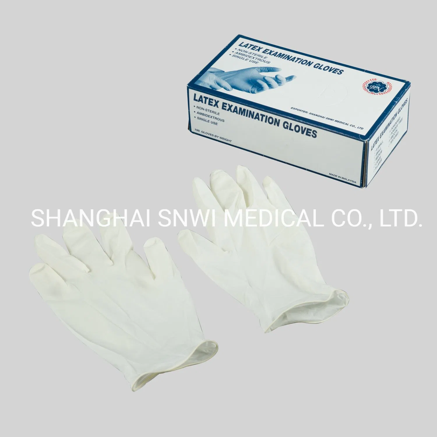 Medical Disposable Sterile Latex Surgical Gloves with (Pre-Powdered or Powder Free)