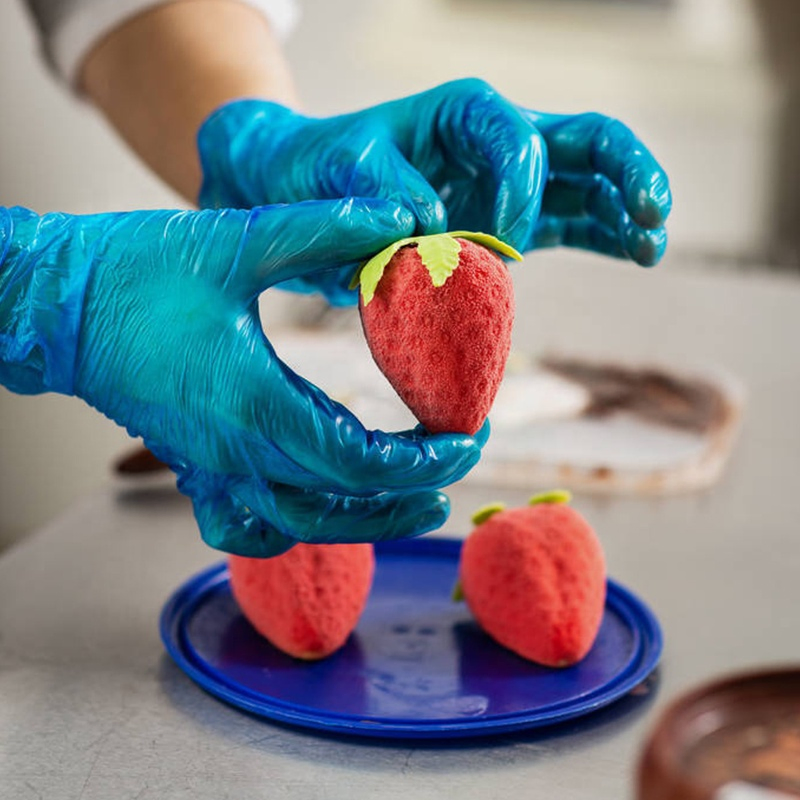 Disposable Nitrile Finger Wholesale Latex Vinyl Safety Examination Protective PVC Rubber Embossed Gloves