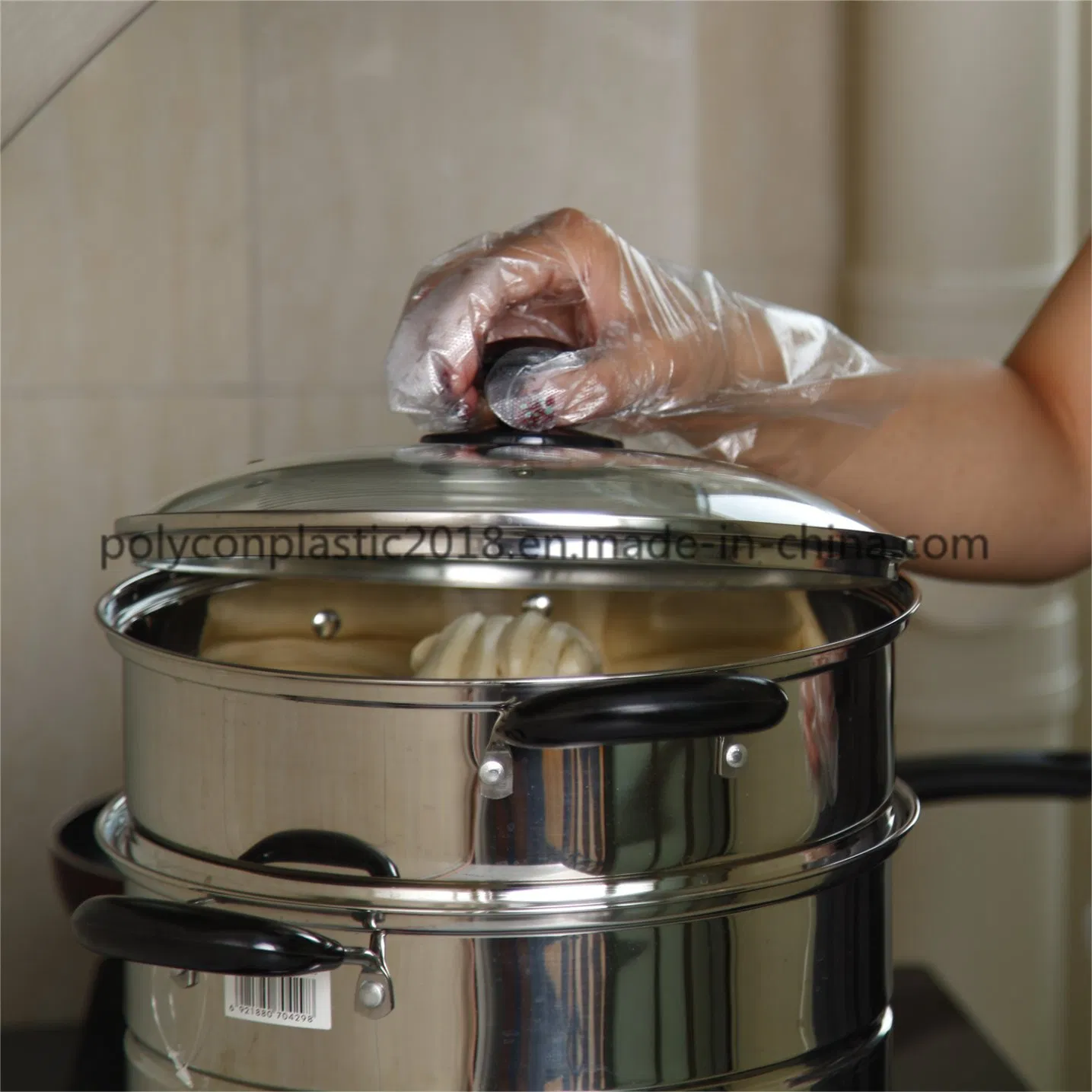 Clear Cheap Transparent PE Food Grade Service Soft Disposable Gloves