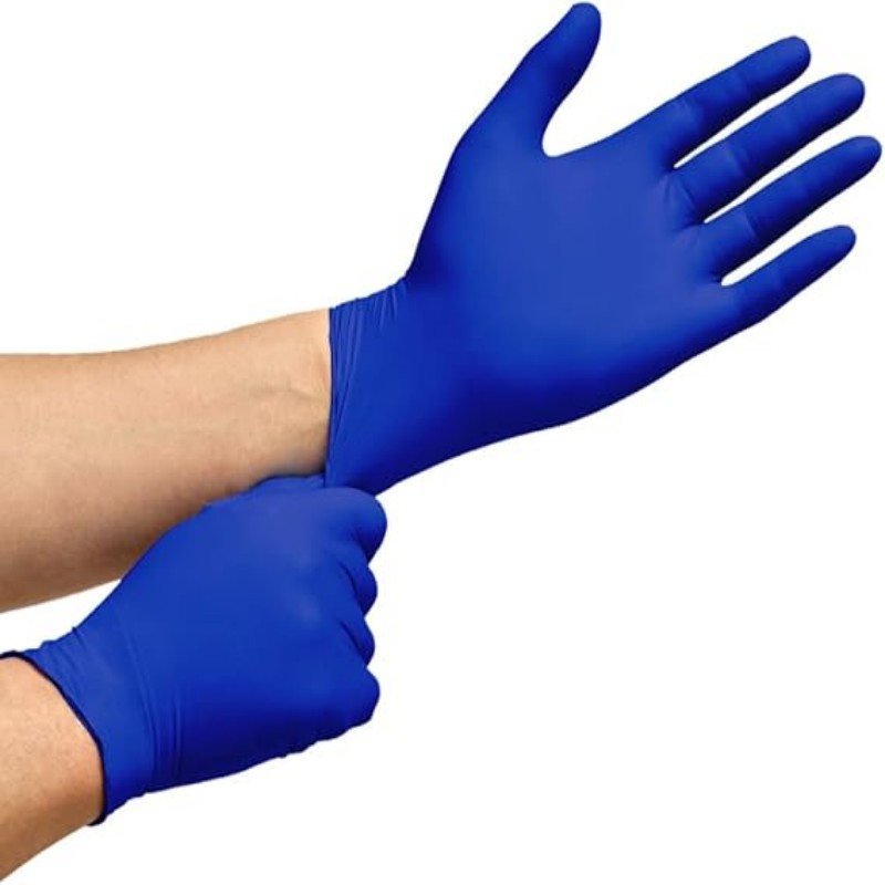 Biodegradable Gloves - Black Nitrile Disposable Gloves - Medical Exam and Food Safe