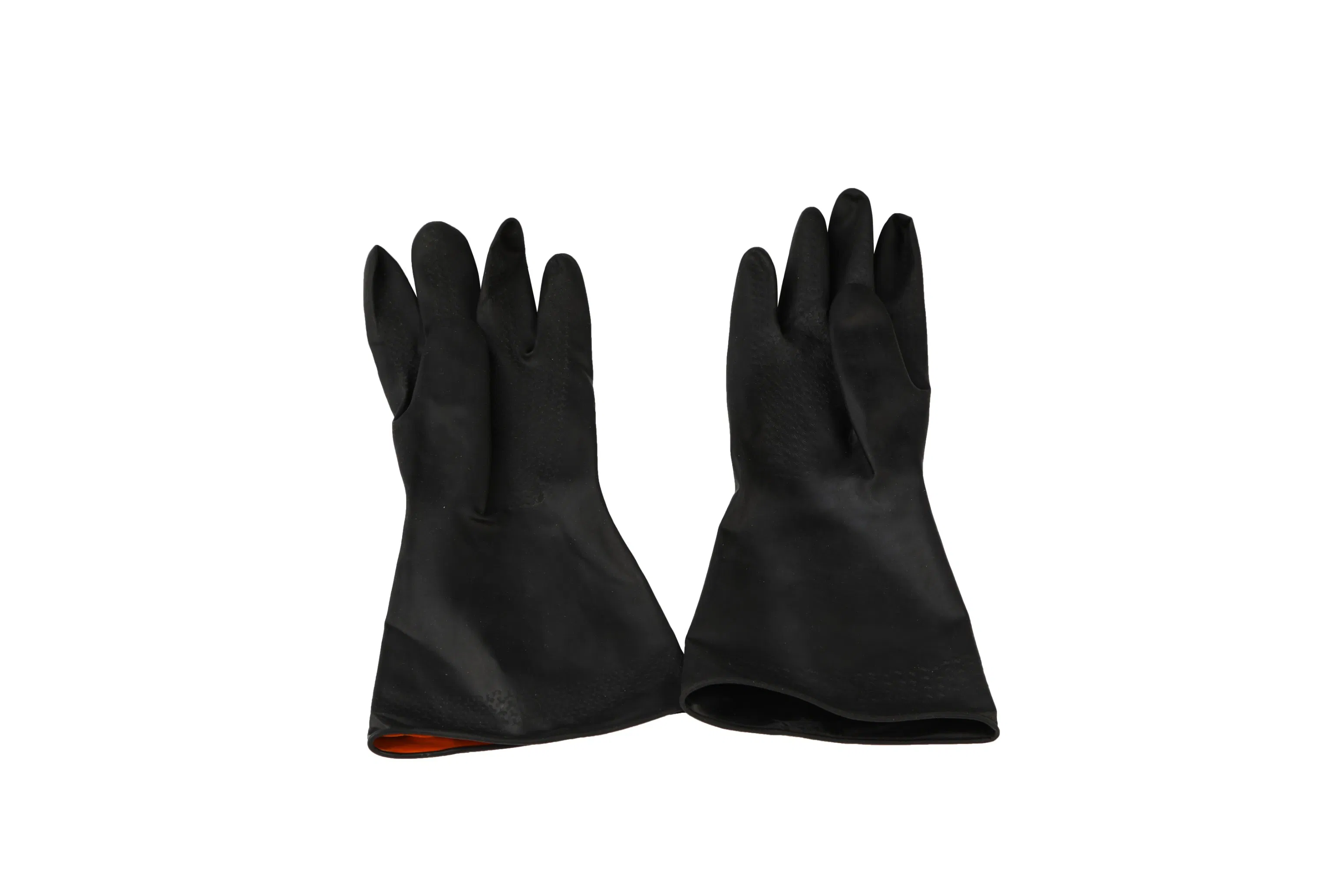 Black-Orange Heavy Duty Industrial Latex Glove/Sun Gloves Nitrile Glove Vinyl Glove