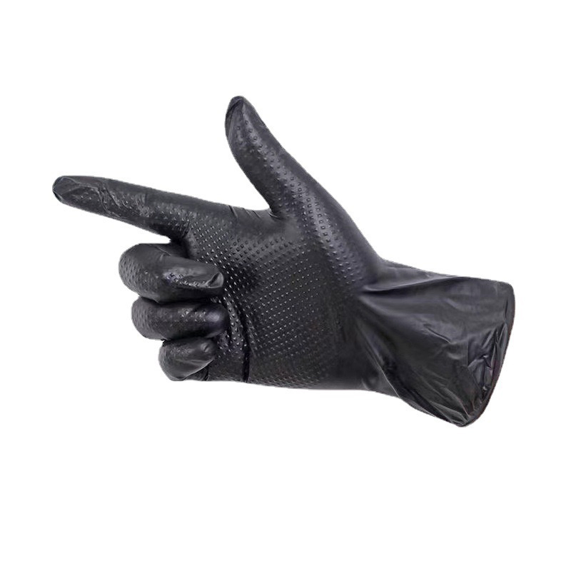 Biodegradable Disposable Gloves with Non-Slip Palms for Safety Use