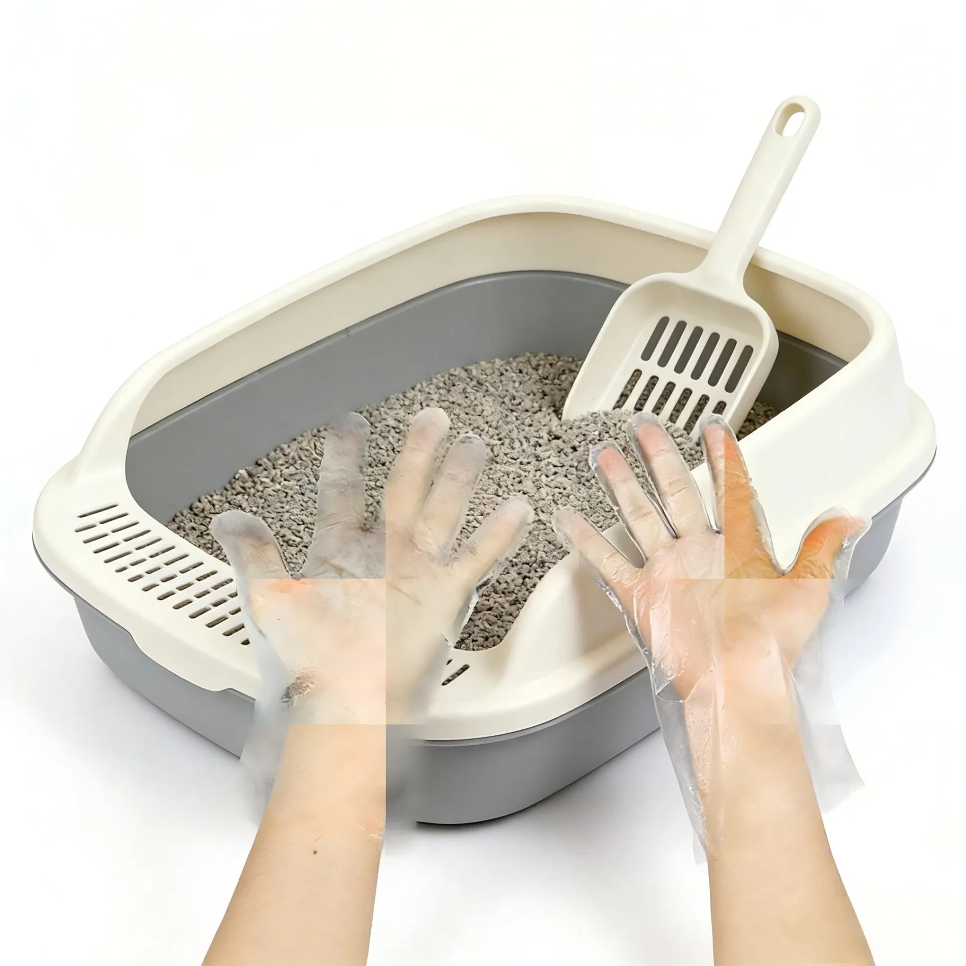 Disposable Food Handling Poly HDPE Gloves Powder Free Food Service Grade