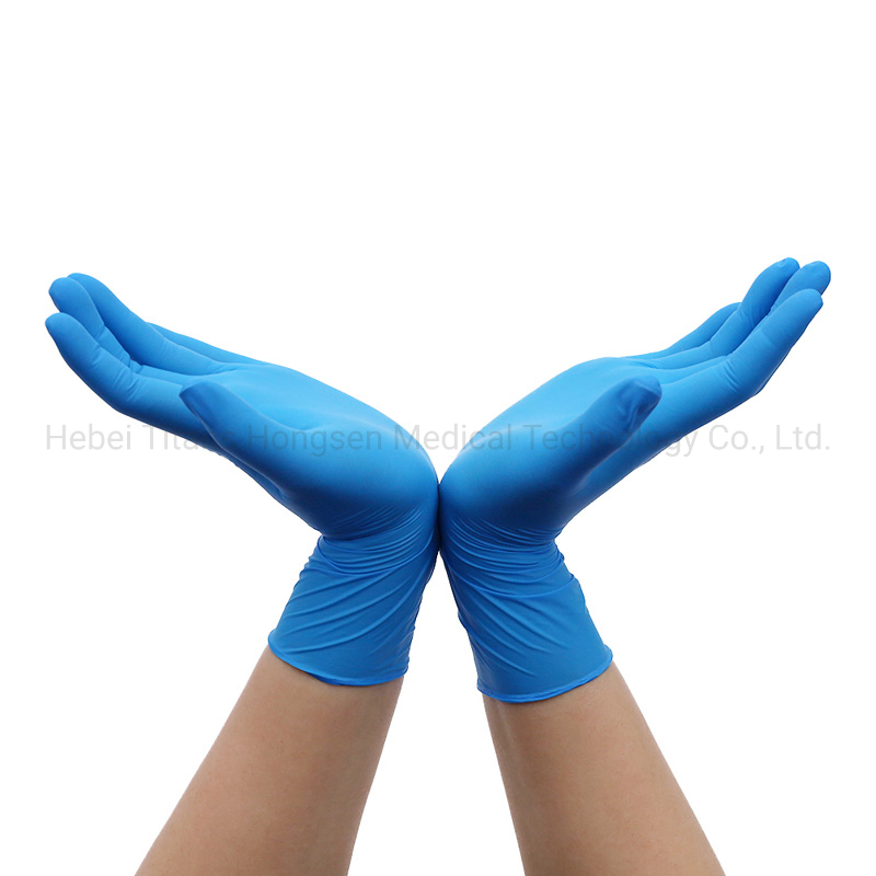 Medium Nitrile Gloves Cleaning Supplies Work Nitrile Gloves Disposable Latex Free Powder Free Nitrile Gloves