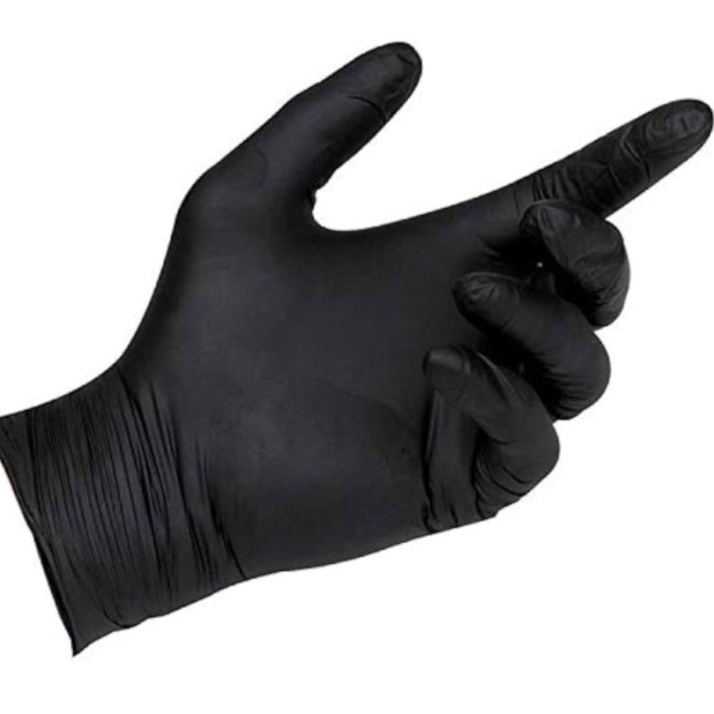 3.5g Black Nitrile Gloves Disposable Powder-Free Latex-Free for Industrial Work Safety Examination