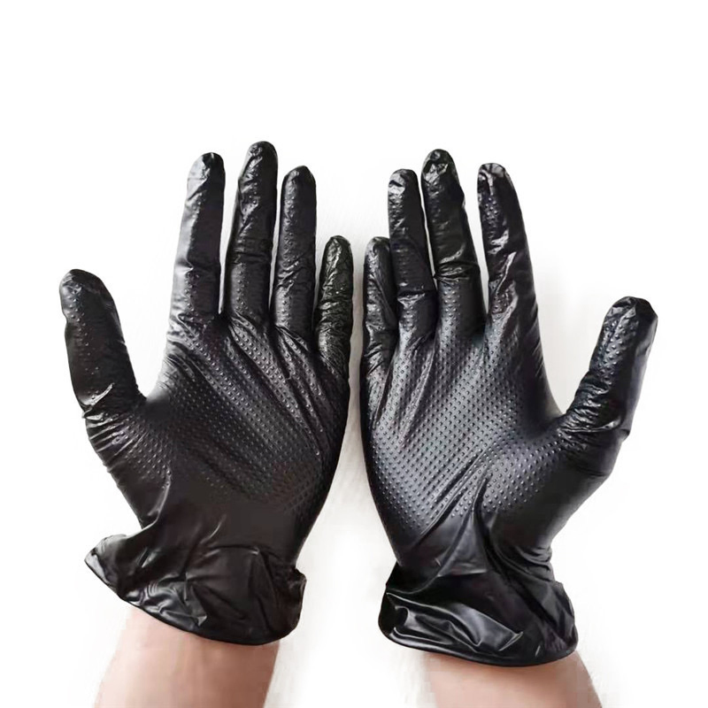 Biodegradable Disposable Gloves with Non-Slip Palms for Safety Use
