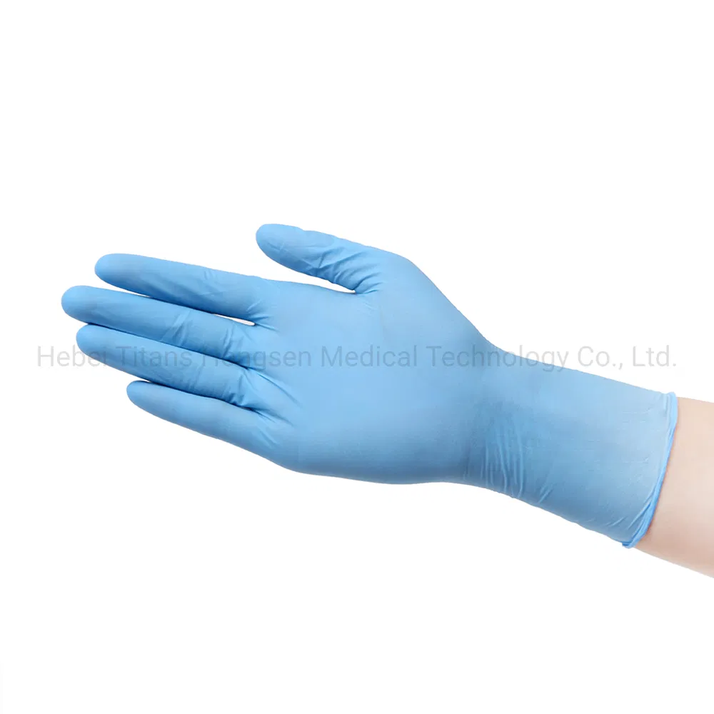 Titanfine Cheap Custom Best Price Disposable Universal Nitrile Chemical Resistant Gloves