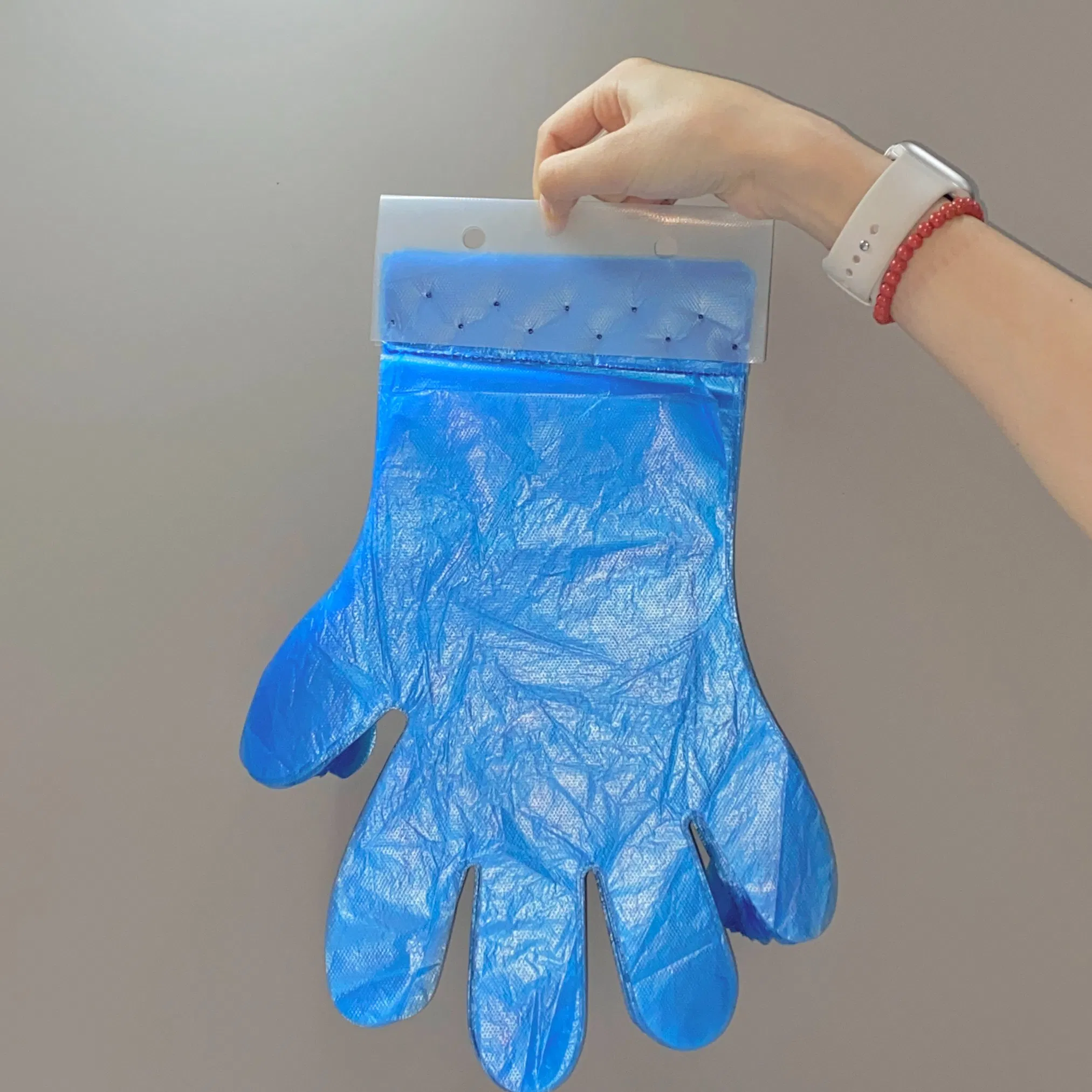 Disposable HDPE/LDPE Gloves Waterproof, Latex-Free, Economical Food Grade, Embossed Grip - for Food Service, Cleaning