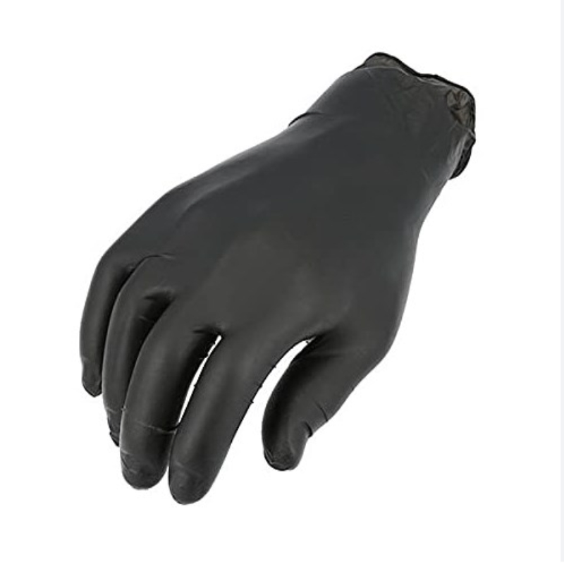 3.5g Black Nitrile Gloves Disposable Powder-Free Latex-Free for Industrial Work Safety Examination