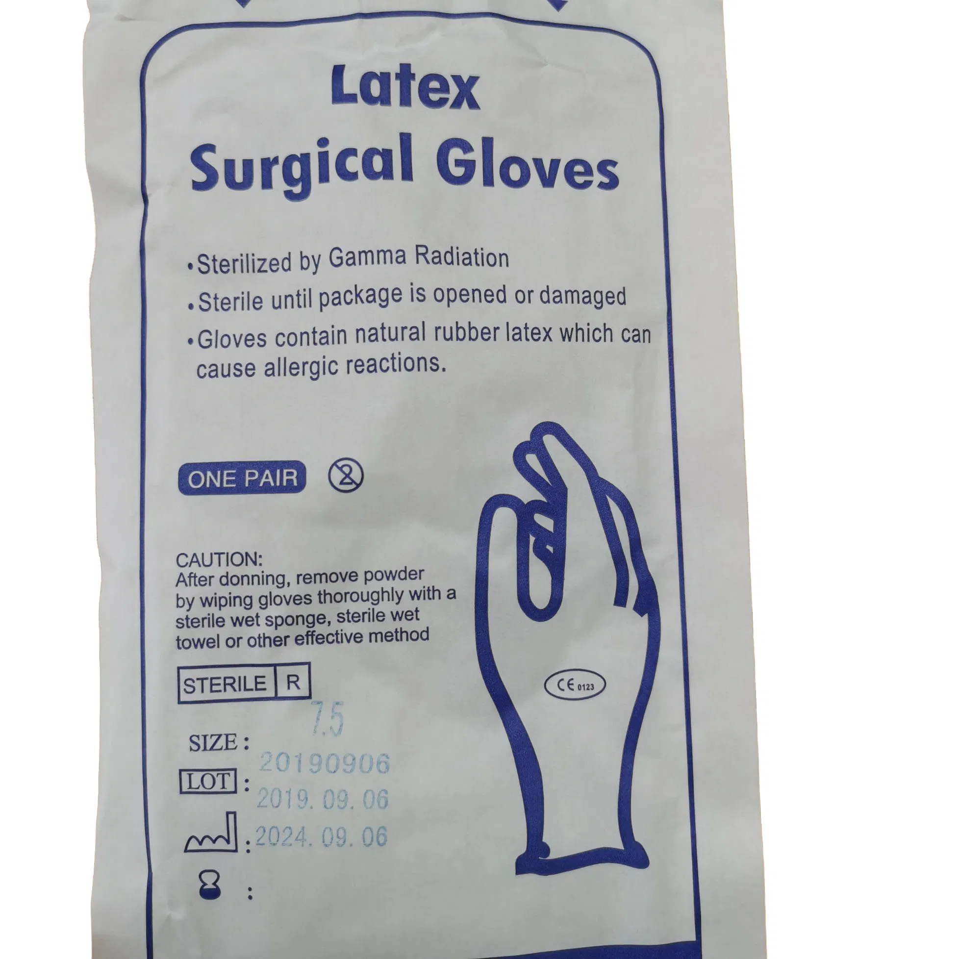 Medical Disposable Sterile Latex Surgical Gloves