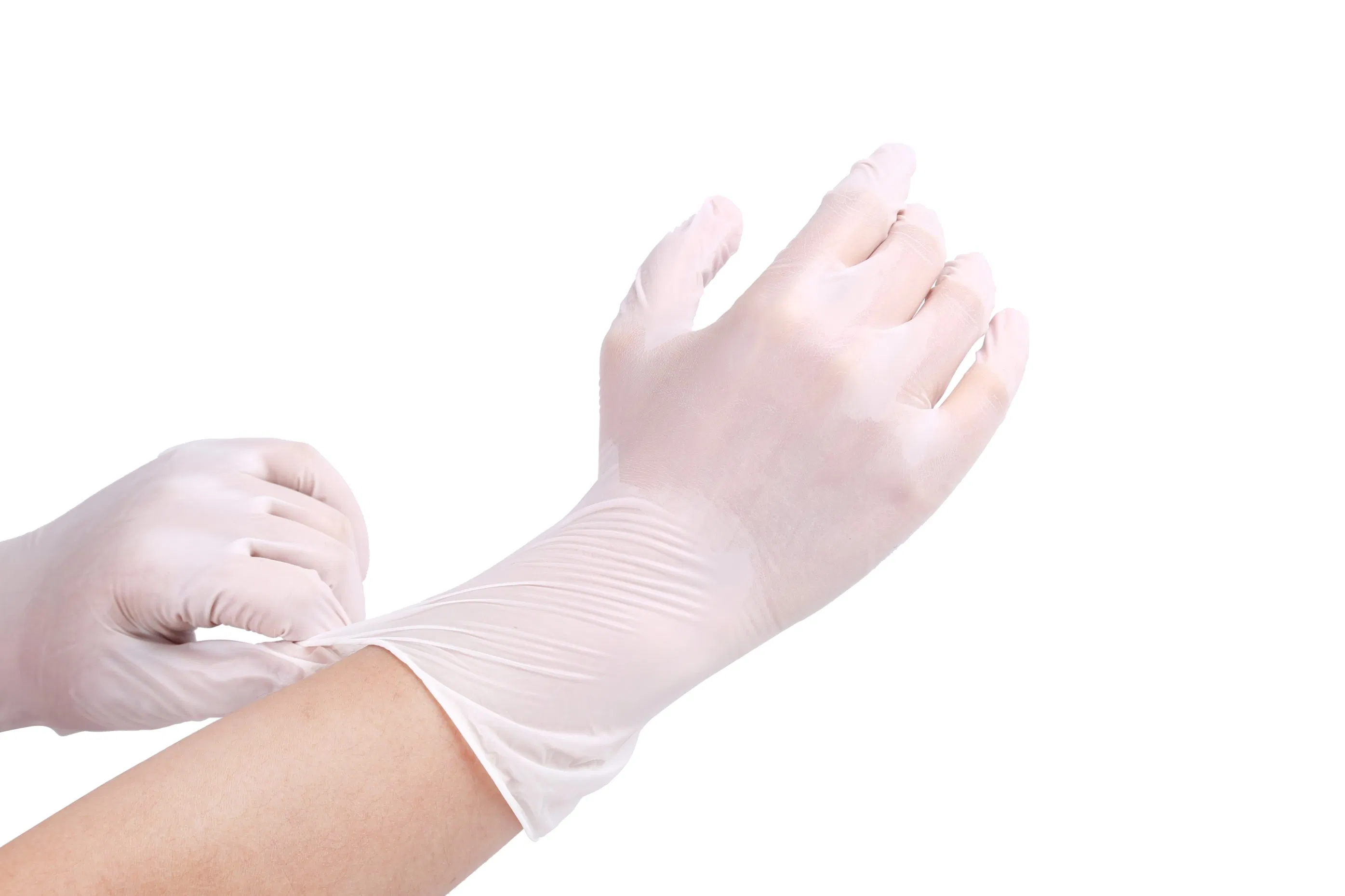 CE Grade Medical Examination Vinyl Glove Powder-Free