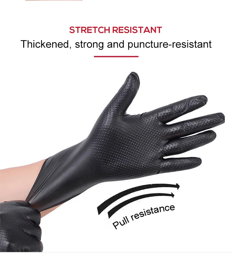 Black Nitrile Gloves