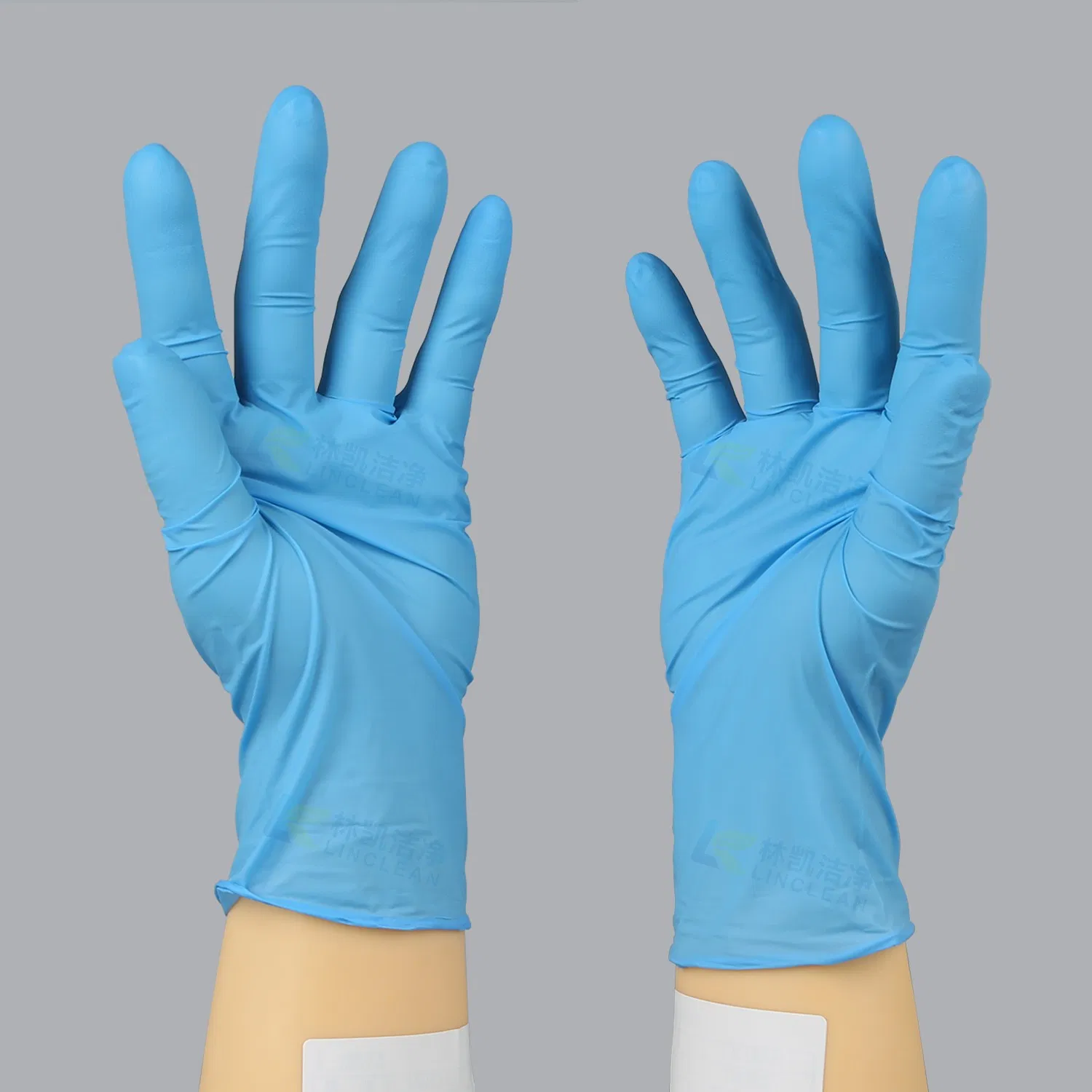 High Performance Cleanroom Chemical Resistant Disposable Nitrile Gloves