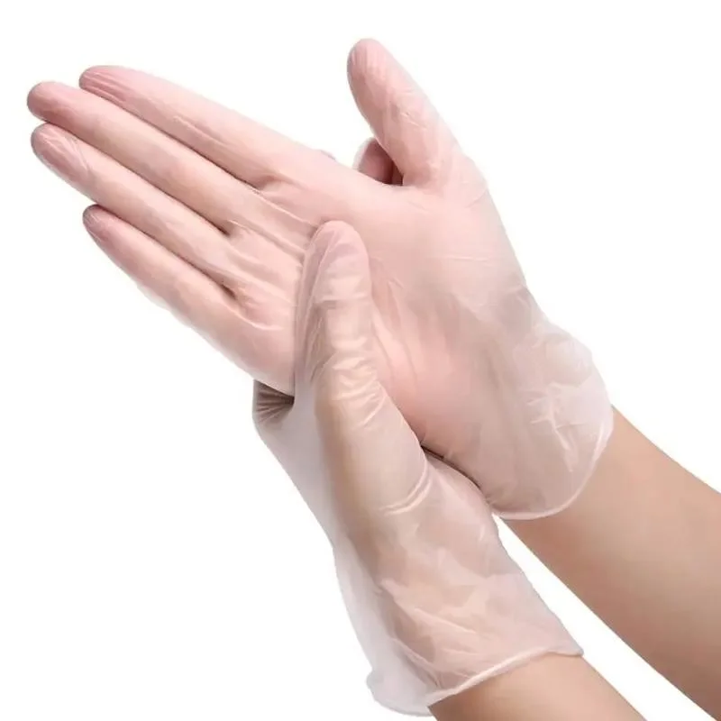 Food Grade Powder Free Disposable Vinyl Gloves Food Service Glove Labor Gloves Guangzhou