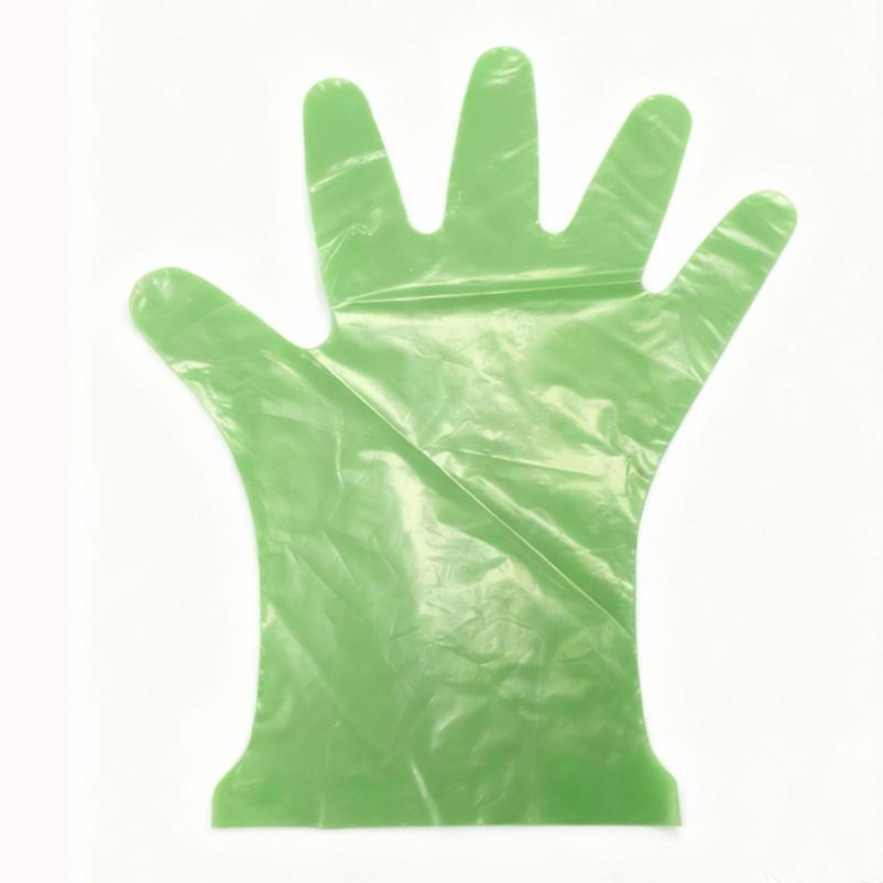 Customized Food Grade Oil-Resistant Long Arm Size Biodegradable Plastic Disposable Gloves