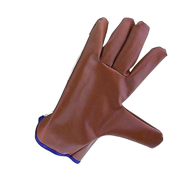 Brown Heavy Duty Nitrile Laminated Gardening Industrial Work Glove