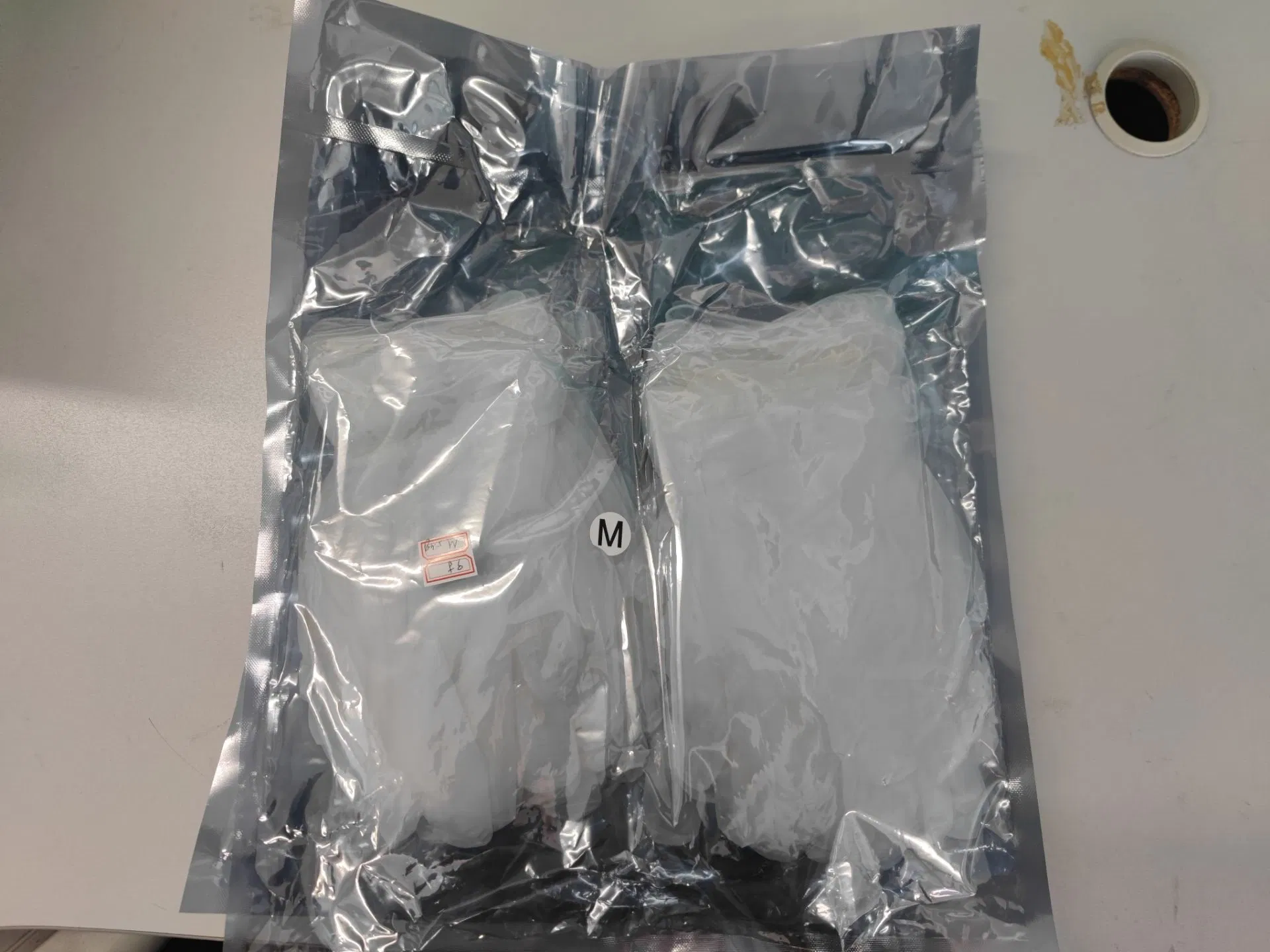 Dust Free Disposable Clear Vinyl Protective PVC Glove for Electronic Application Factory