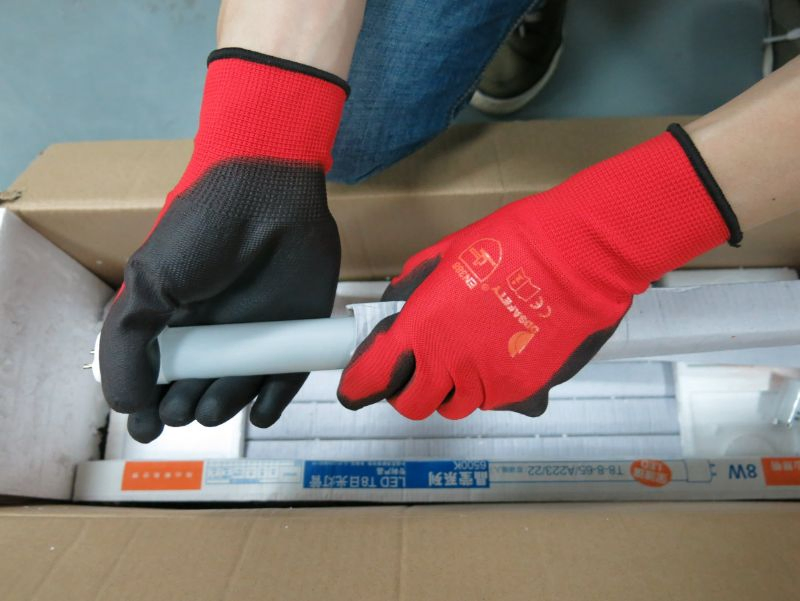 77+Countries Direct Factory Super Thin Breathable Flexible Touch Screen PU Coating Antistatic Polyurethane Coating Work ESD Safety Construction Glove