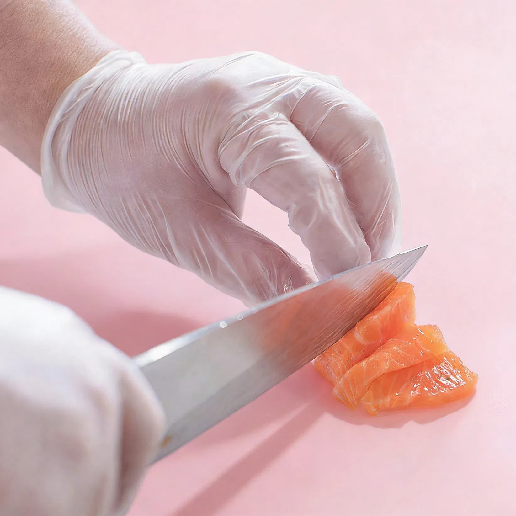 Clear Vinyl Gloves Waterproof Oil-Resistant Chemical Resistance Powder Free Disposable PVC Gloves for Tattoo