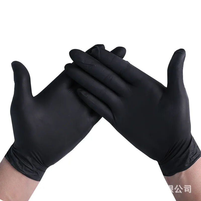 Black Nitrile Gloves
