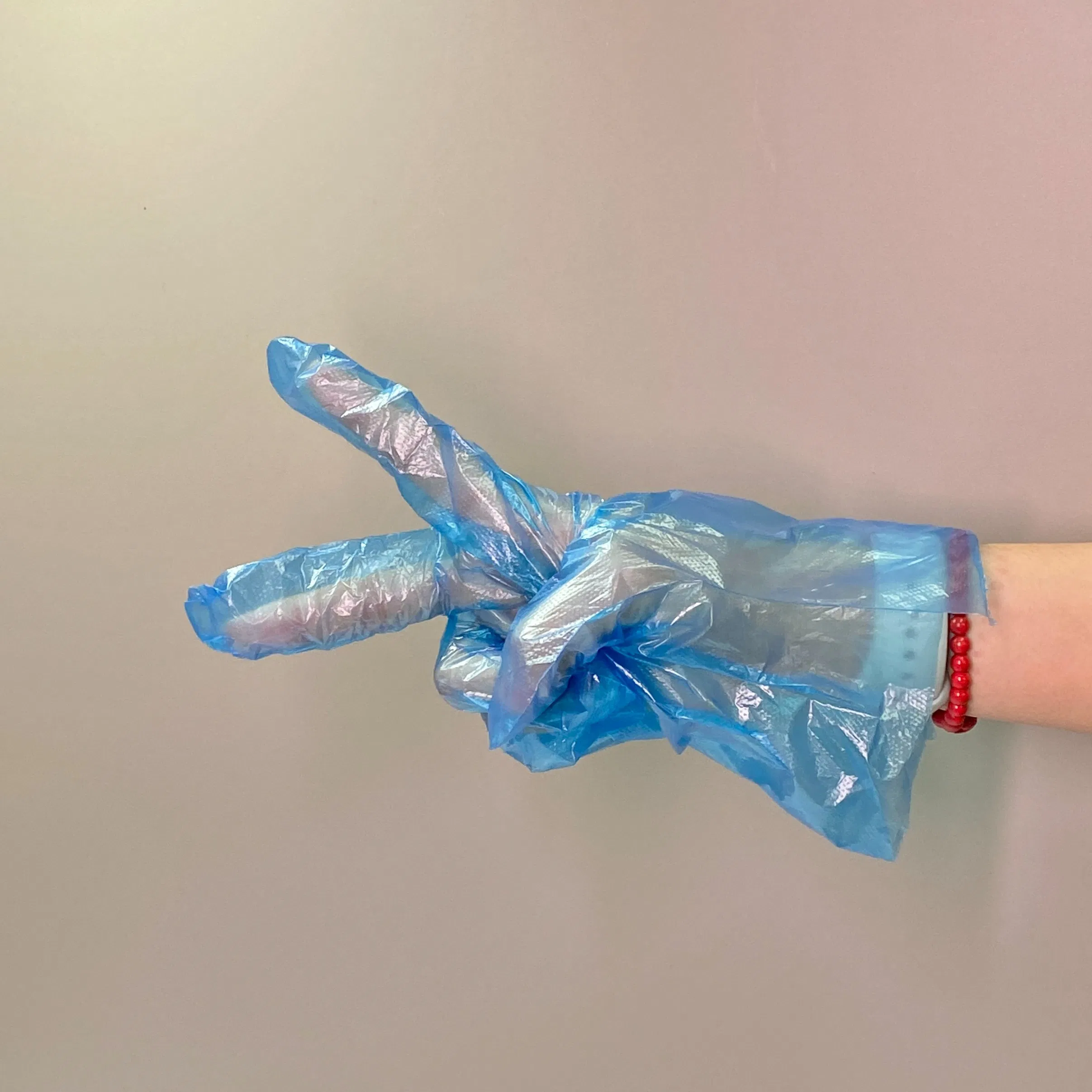 Disposable HDPE/LDPE Gloves Waterproof, Latex-Free, Economical Food Grade, Embossed Grip - for Food Service, Cleaning