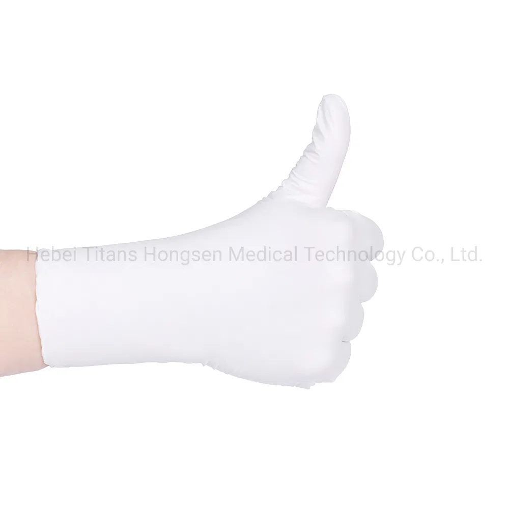 Titanfine Hot Selling Waterproof White Disposable Biodegradable Clean Nitrile Glove