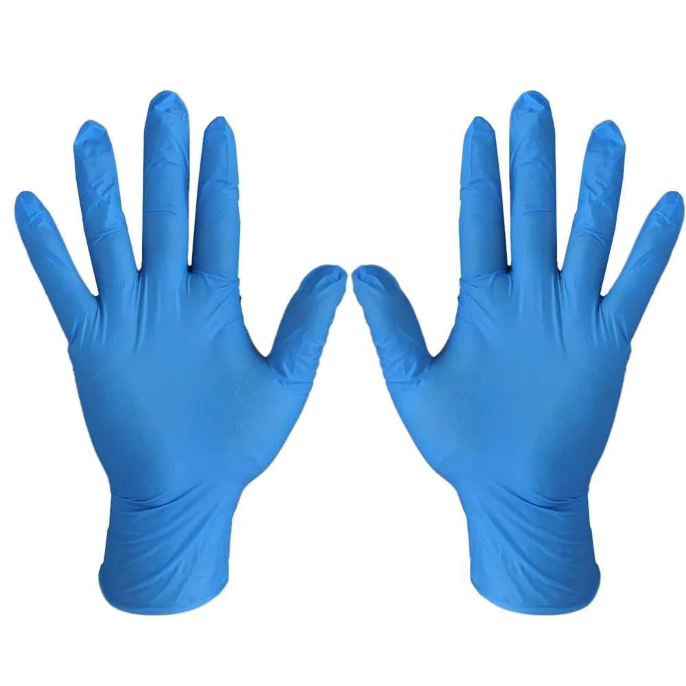 Synthetic Nitrile-Vinyl Blend Exam Gloves Powder Free Latex Free Non-Sterile Protective Gloves