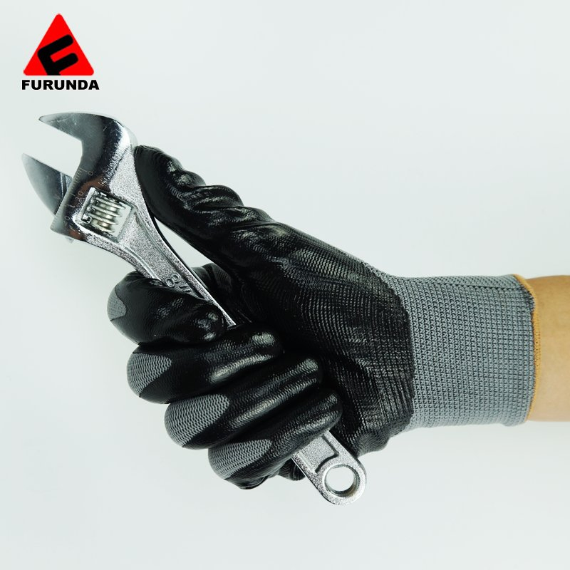 13 Gauge Nitrile Gloves Industrial Heavy Duty Nitrile Glove Made in China