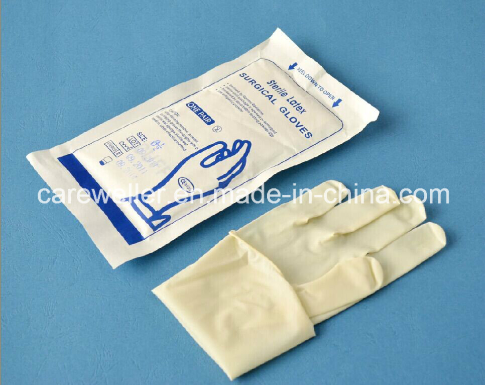 Disposable Sterile Powder Free Latex Surgical Gloves
