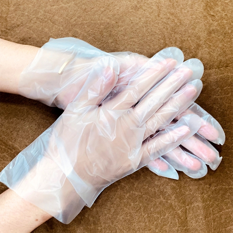 Disposable Plastic TPE Glove Cleaning Kitchen Waterproof Biodegradable PE Gloves
