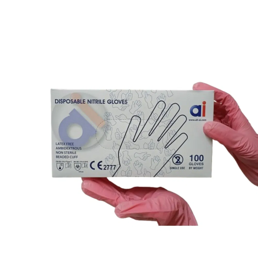 Wholesale Latex Vinyl Safety Examination Protective PVC Rubber Disposable Nitrile Exam Gloves for Medical Use