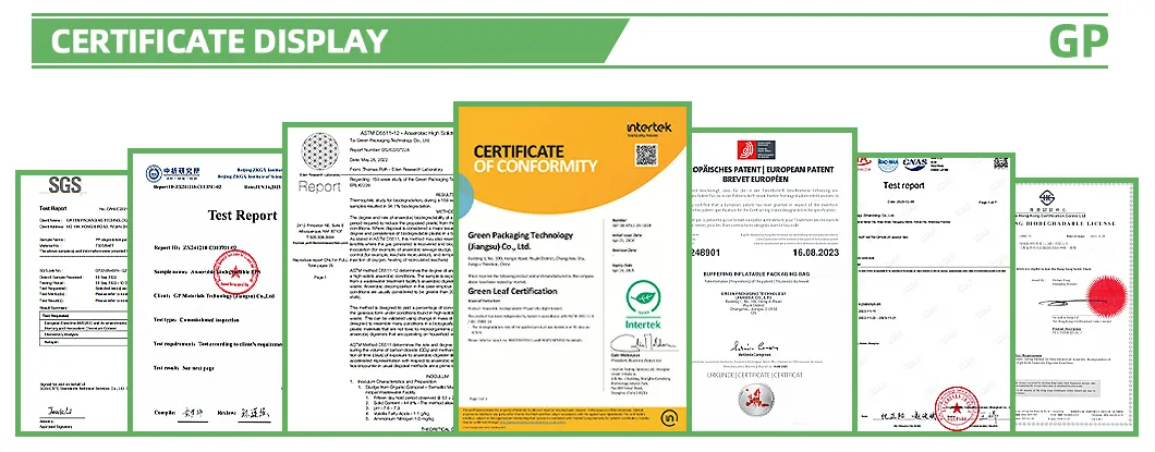 Certificates