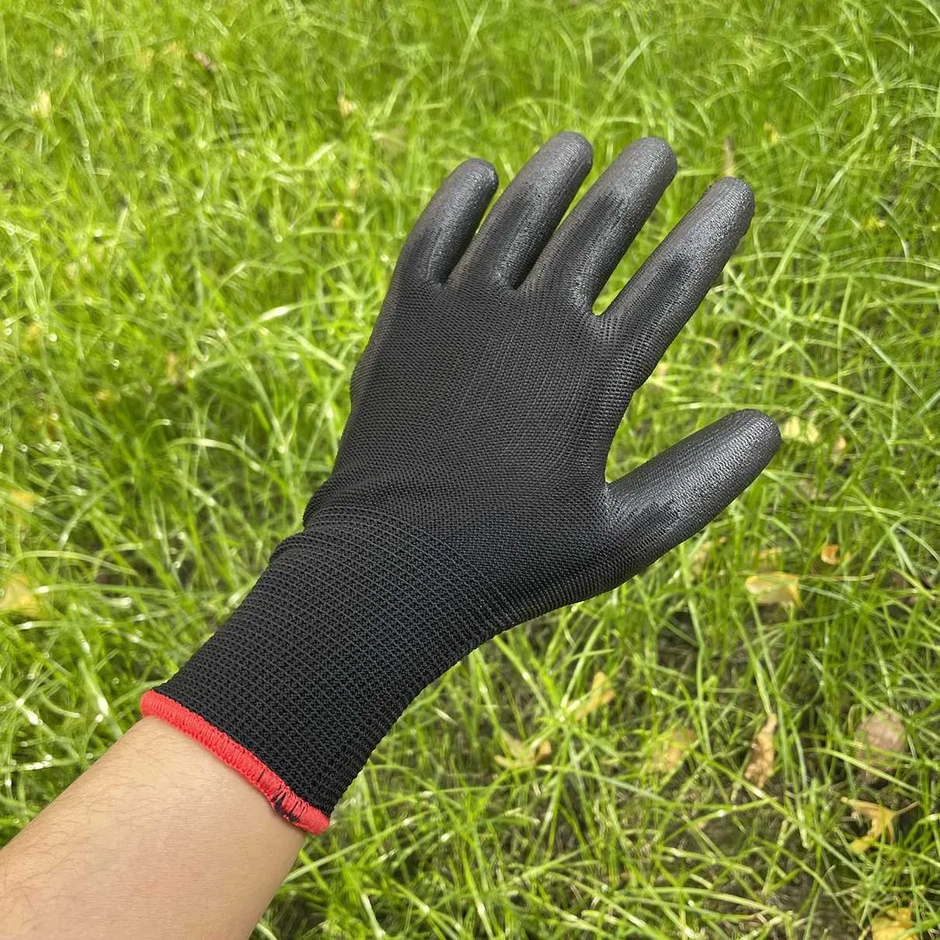 PU Coated Glove Side View
