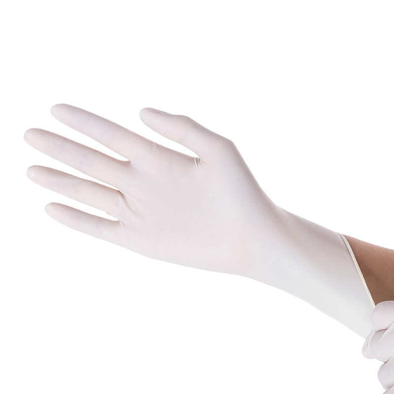 Disposable Surgical Sterile Medical Latex Gloves Powder-Free White Black