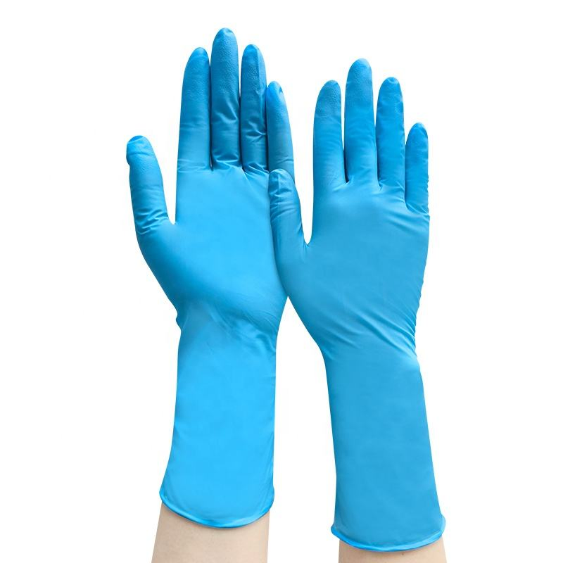 Custom Industrial Mechanic Heavy-Duty Disposable Nitrile Gloves for Hand Arm Protection