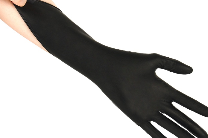 Premium Black Disposable ESD Nitrile Gloves, Anti Static 10^6-10^9ω, S/M/L/XL for Electronics Assembly &amp; Cleanroom (100PCS/Box)