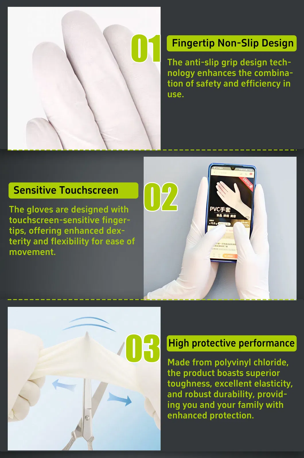 Surgical Gloves Detailed View