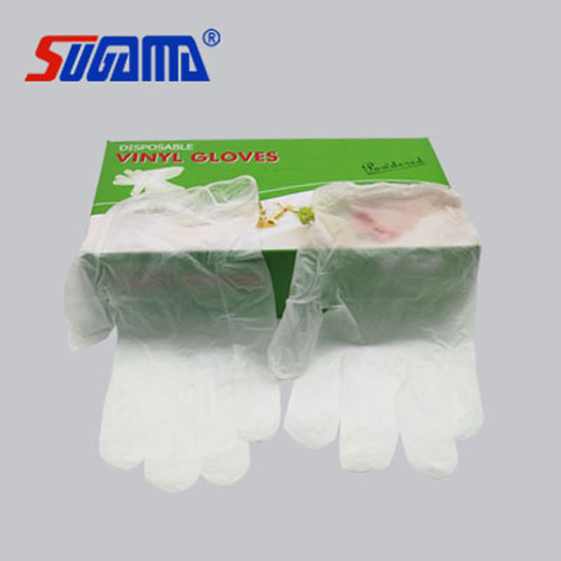 Disposable Protective Examination with Ce Vinyl Hand PVC Gloves Powder Free