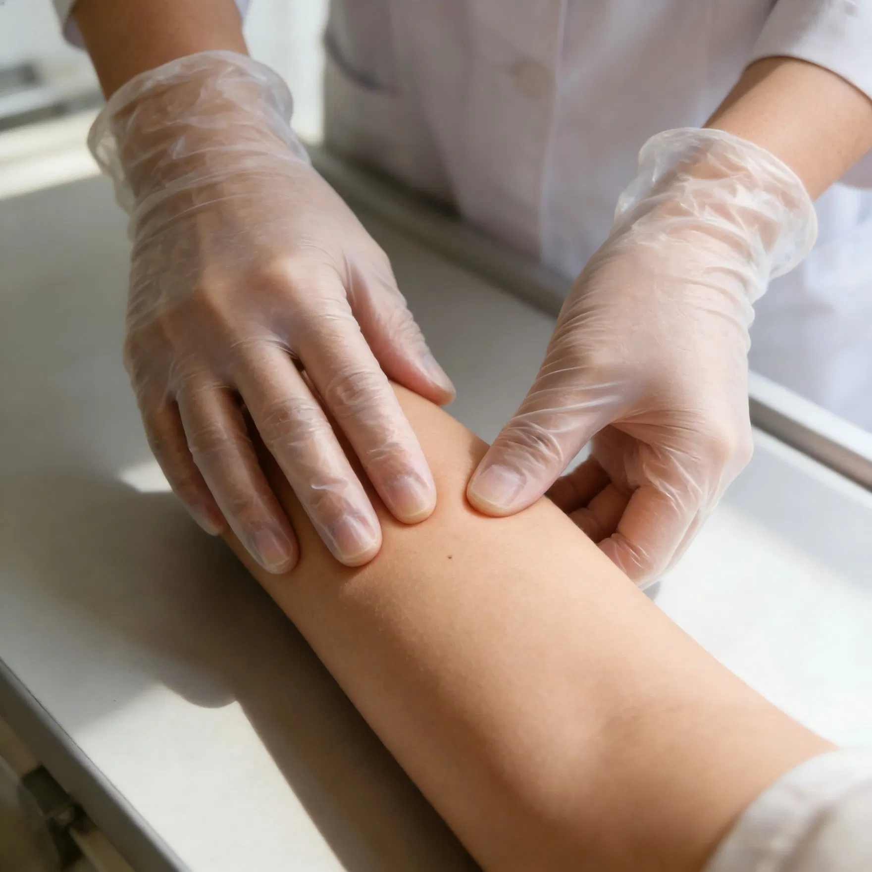 Blue Black Black White Clear Color Disposable Vinyl Protective Gloves Powder Free with ISO, CE, FDA Certificated