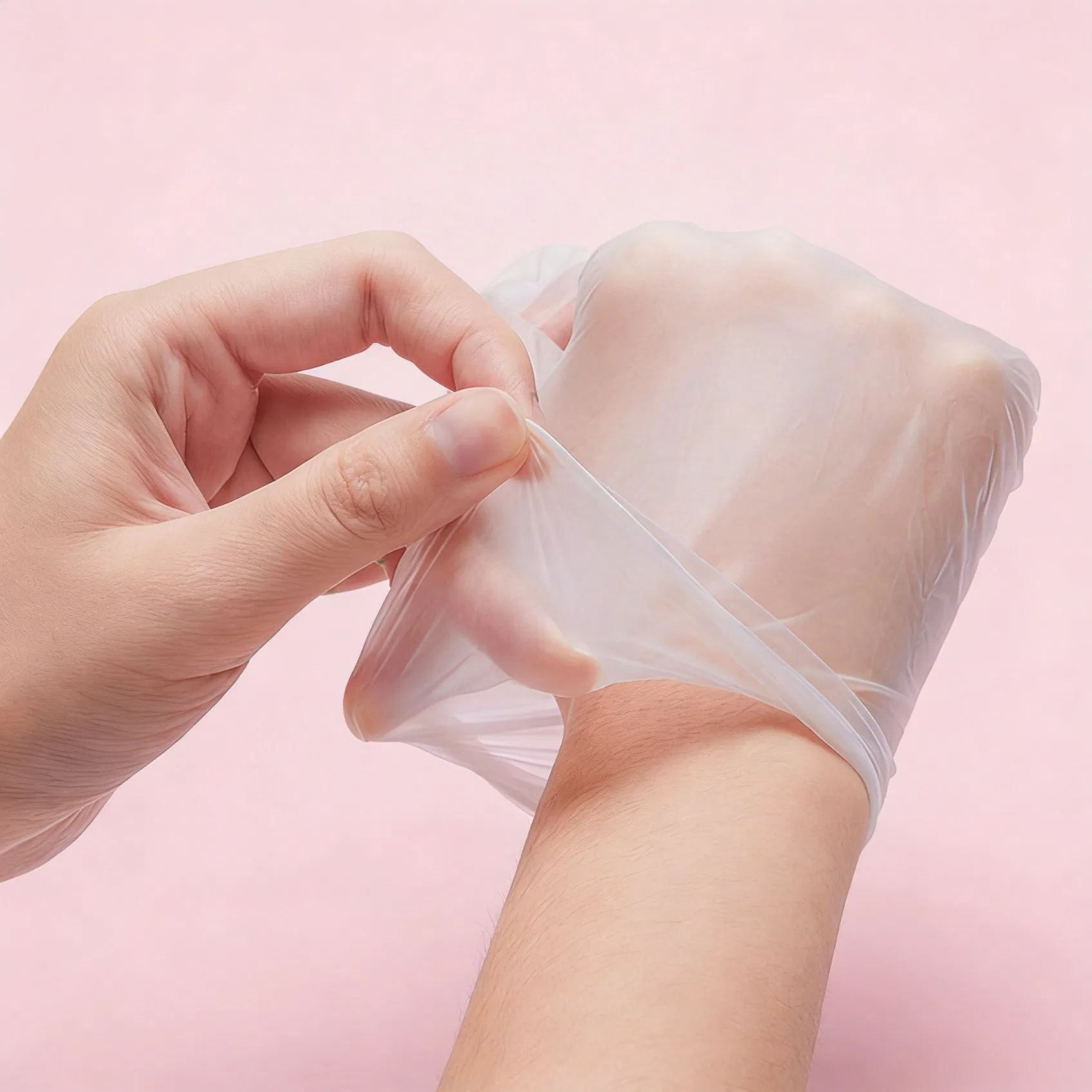 Clear Vinyl Gloves Waterproof Oil-Resistant Chemical Resistance Powder Free Disposable PVC Gloves for Tattoo