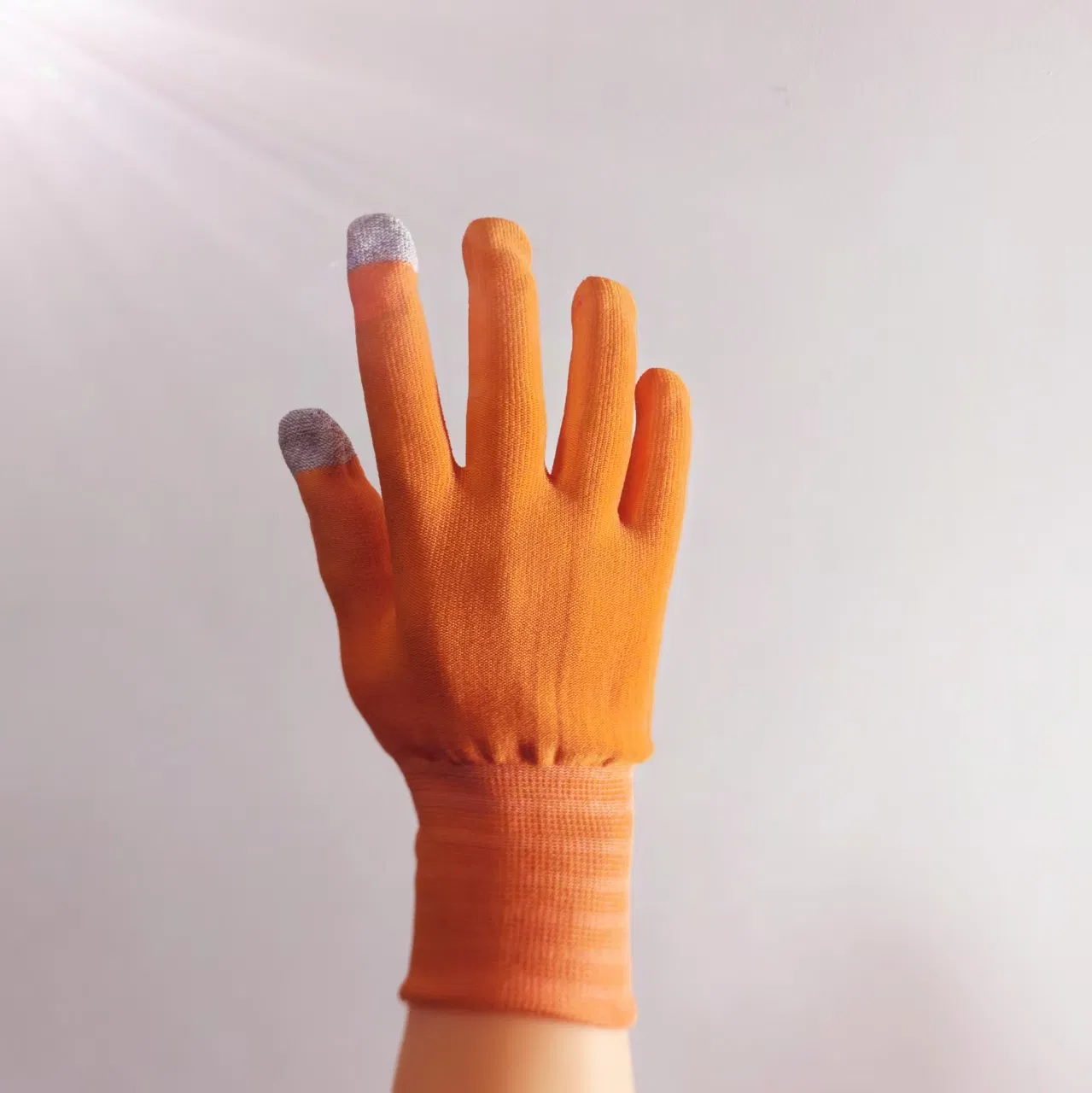 PU Fingertips Coated Carbon Fiber Glove ESD Anti Static Gloves