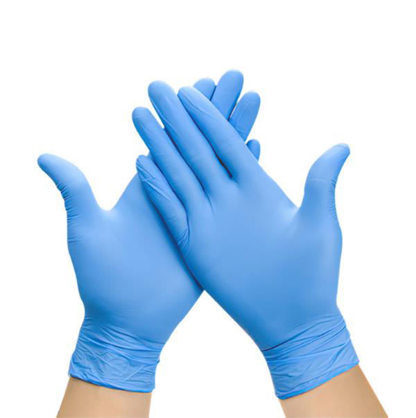 Disposable Nitrile Exam Gloves, 5 Mil Chemical Resistant Powder-Free Non-Sterile Food Safe Medical Glove