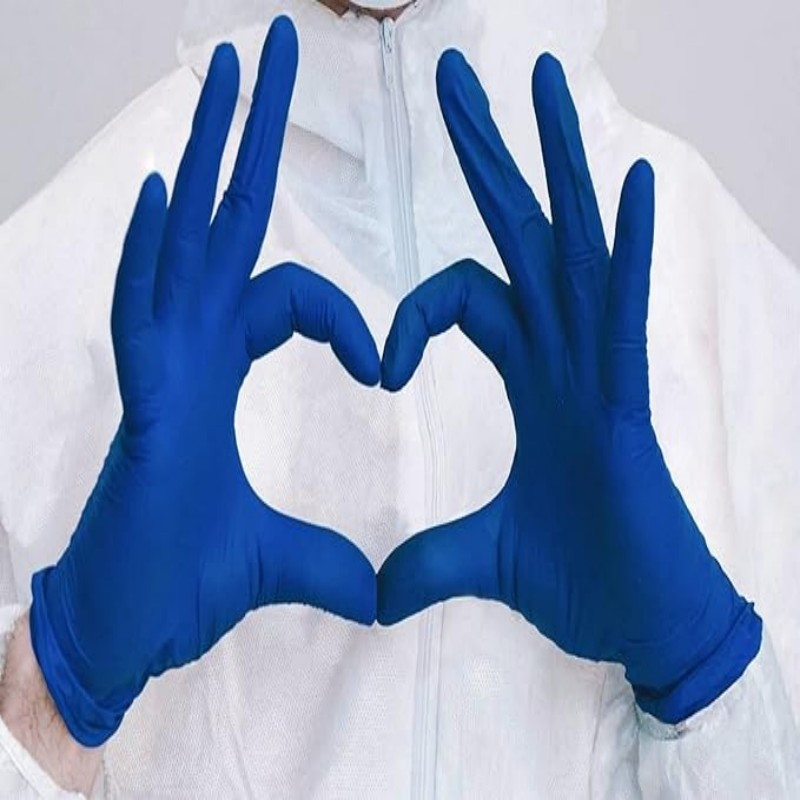 Biodegradable Gloves - Black Nitrile Disposable Gloves - Medical Exam and Food Safe