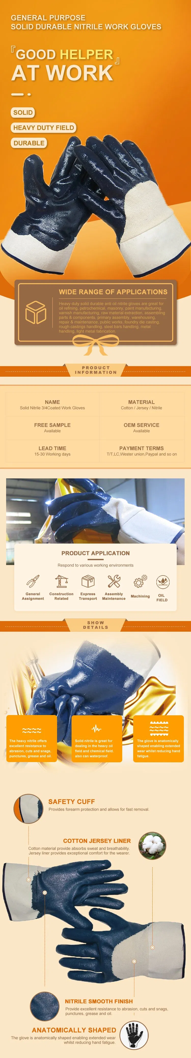 Heavy Duty Safety Glove Detail 1