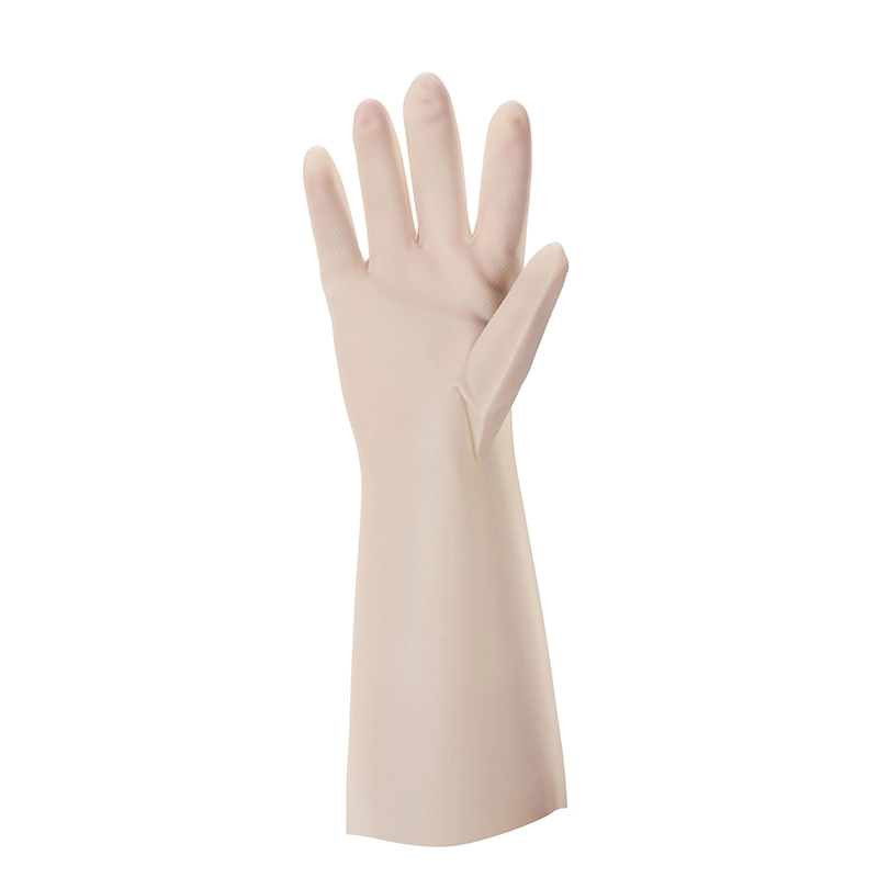 Heavy Duty Reusable Anti Acid Alkali Chemical Resistant Nitrile and Neoprene Labor Protecitve Safety Work Food Grade Guant Household &amp; Industrial Rubber Gloves