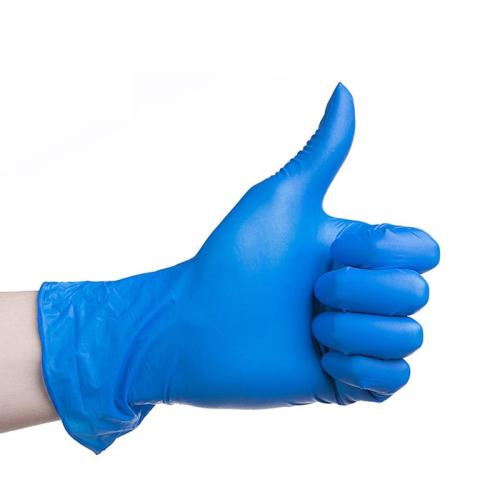 Cheapest Disposable Blue Color Pure Nitrile Glove Disposable Nitrile Examination Powder Free